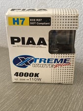 Piaa Xtreme White Plus H7 Bulbs Ece R37 17655 White Plus Light