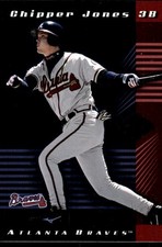 Chipper Jones 2001 Leaf Limited #110 Atlanta Braves FREE SHIPPING AutographDen