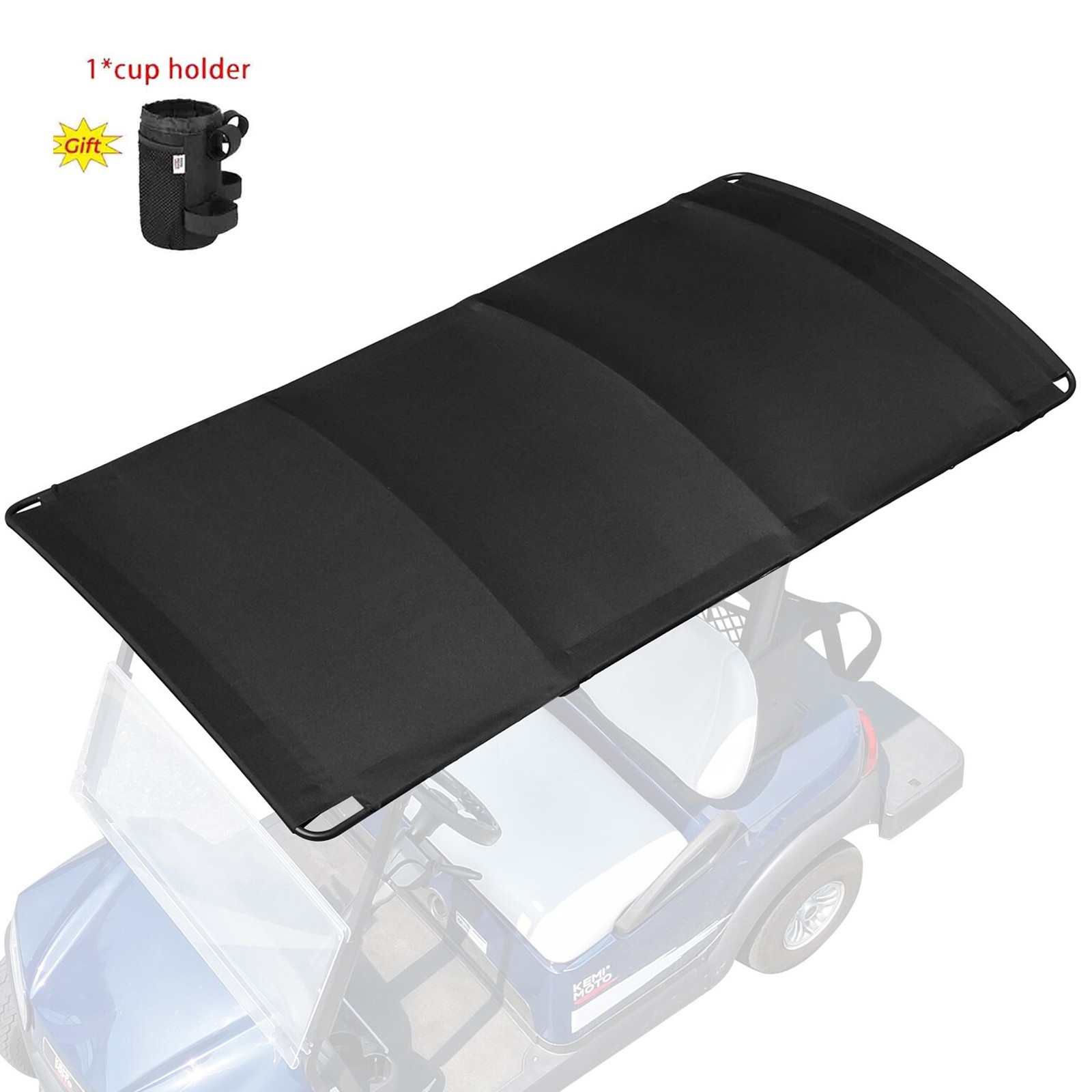 85" Golf Cart Roof Top Kit Sun Top for Club Car Precedent Tempo Onward 2-Seat