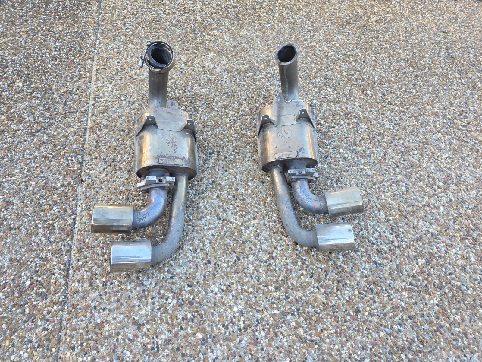 FERRARI F430 TUBI FACTORY ORIGINAL VALVED RACING SPORTS EXHAUST SYSTEM