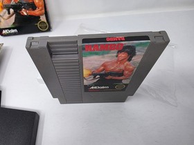 Rambo (Nintendo NES) Complete in Box (Cib) + Poster