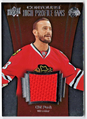 2015-16 Upper Deck Contours High Profile Fans Jersey #HPJ-CM CM Punk !!