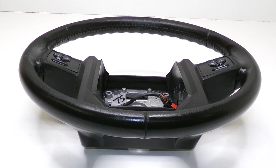 Ford 08-16 F250 Superduty F-350 Black Leather Steering Wheel  F-250 - Image 2 of 4
