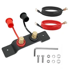 Remote Battery Jump Post Battery Charging Jumper Remote Battery Terminals Kit