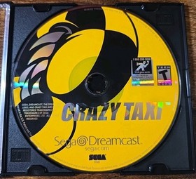 Crazy Taxi Sega Dreamcast Disc Only Untested Light Scratches