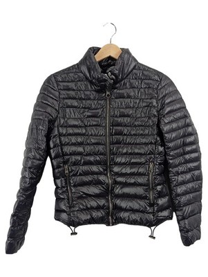 MANGO Basics Steppjacke Damen Schwarz Gr. 38 M Leicht Winterjacke
