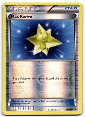 Max Revive 65/83 XY Generations Reverse Holo Uncommon Pokemon Card - NM