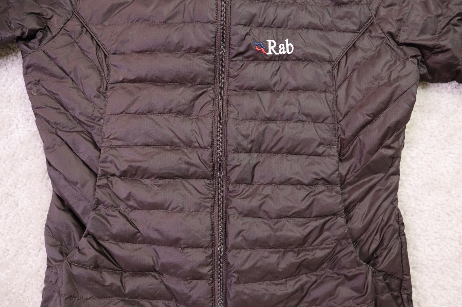 Rab Jacket Womans Small Microlight Down Brown - image 3