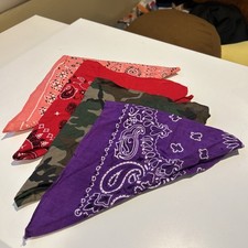 Cotton Bandana Lot 4