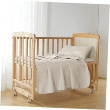 3-Piece Toddler Bedding Set Soft, Breathable All-Season Grid Weave Off White