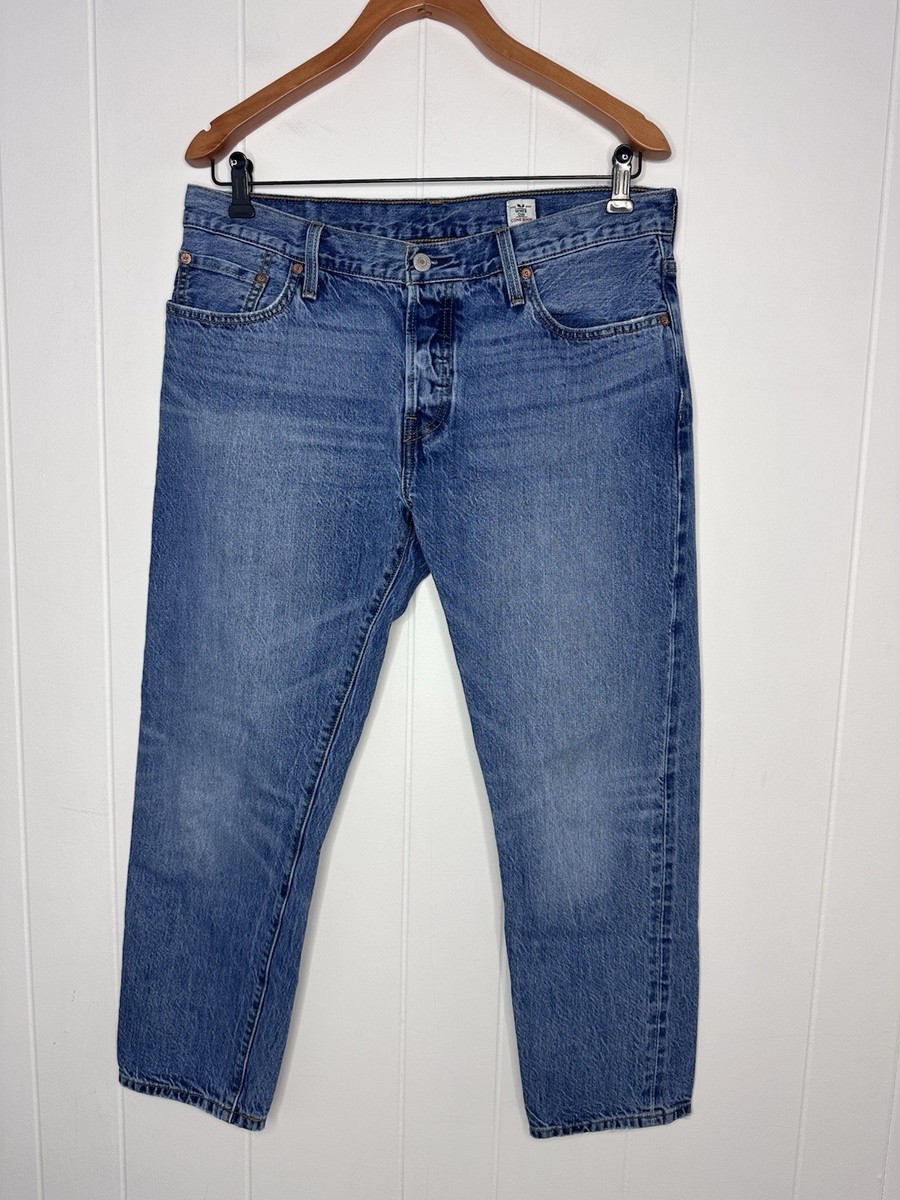 Levi's 501 CT Selvedge Jeans White Oak Cone Button Fly Womens Tag