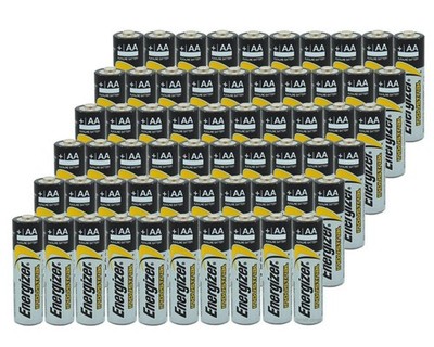 100 x Energizer Industrial AA Mignon LR06 Alkaline Batterien