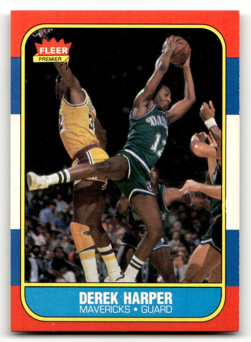 1986-87 Fleer #44 Derek Harper