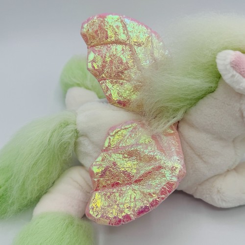 "Juguetes vintage Pegasus Duo Animal Alley R Us 12"" amarillo/azul y rosa/verde" - Imagen 7 de 18