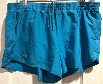 Under Armour Blue Fly by 2.0 3''  Loose Fit Running Shorts Sz 2XL NWT Free Ship