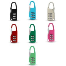 3 Digit Combination Padlock Mini Lock for School Gym Home Tool Box and Storage