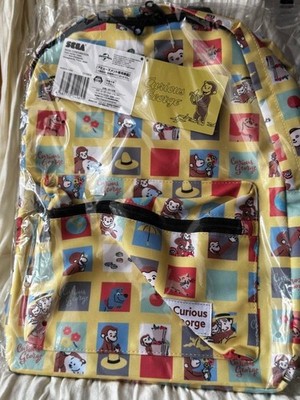 Curious George Premium Backpack yellow