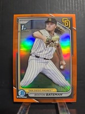 2024 Bowman Draft - Chrome Boston Bateman #BDC-34 Orange Refractor 09/25 1st Bow