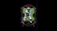 2020 Panini Select #75 Jordan Fuller Purple Prizm Die Cut