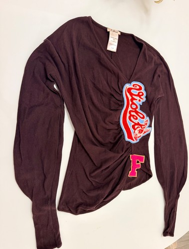 Chloé, Vintage Chloe Varsity Patch top F/W 2001 runway Medium
