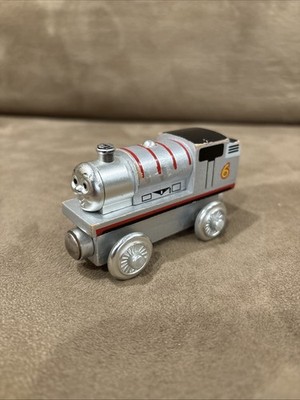 Thomas & Friends Wooden Railway Silver Percy 60 Year Limited Edition 2003