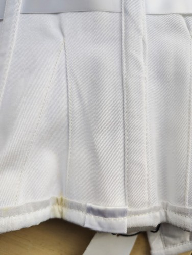 Amerikanische Flagge USA rot weiß blau Sterne Streifen Korsett Bustier Stahl entbeint 38 - Bild 8 von 10