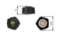 Gates Verschlussdeckel, KüHlmittelbehäLter RC223 FüR Renault