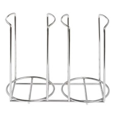 HUBERT Wire Two Cup/Lid Holder - Chrome
