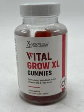 Vitamin Evo Vital Grow XL Gummies, Apple Flavor, 60ct Daily Health Supplement
