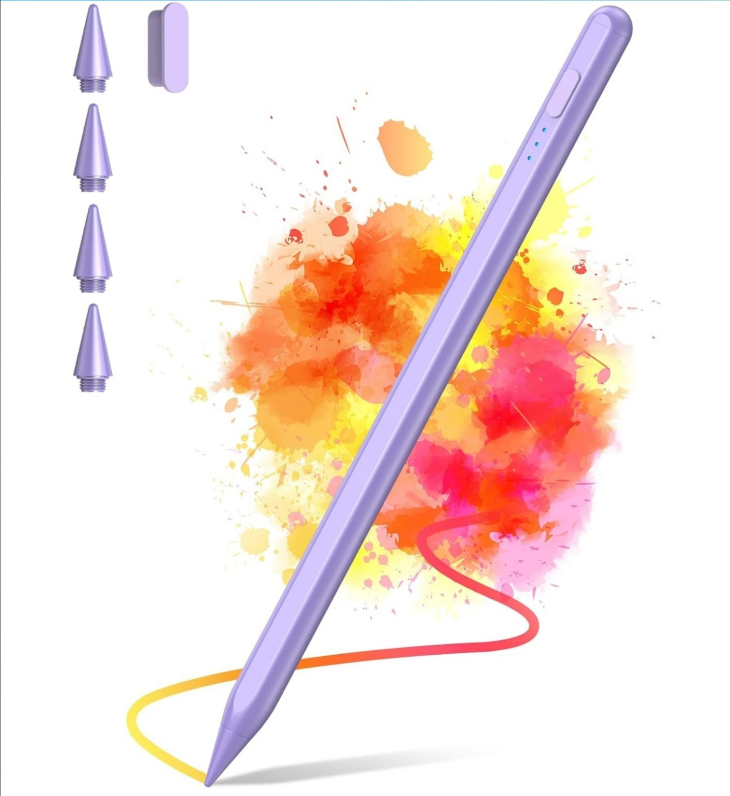 Apple Pencil Stylus for iPad 10/9/8/7/6th Gen, Air 5/4/3 & Pro 2018-2024