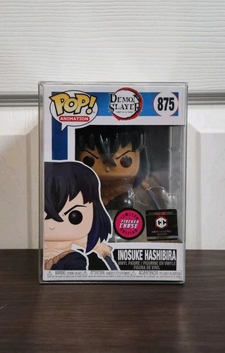 Funko Pop! Vinyl: Demon Slayer Inosuke Hashibira CHASE Chalice FLOCKED #875