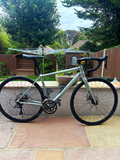 Cannondale Road Bike Drop Bar Mechanical Disc Brakes Green 54cm Bottle Cage