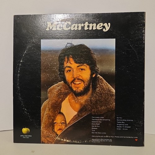 PAUL MCCARTNEY Self Titled 1970 LP APPLE STAO 3363 Vinyl Record - Picture 1 of 7