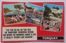 Vintage Torquay Devon Postcard - ET.5831