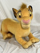 2002 Simba Lion King Plush 20" Disney Hasbro Jumbo Large Stuffed Animal