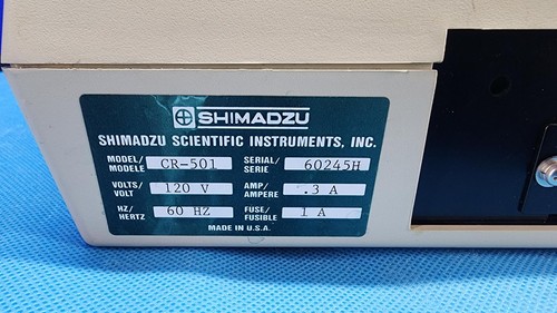 Shimadzu CR501 Chromatopac Chromatography Data Processor For Parts or Repair - Picture 6 of 6