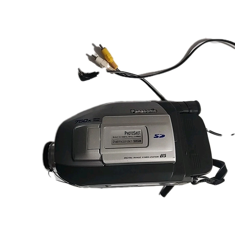 Panasonic Photoshot Palmcorder, 750x, Digital Zoom no battery charger not tested - Image 2 of 4