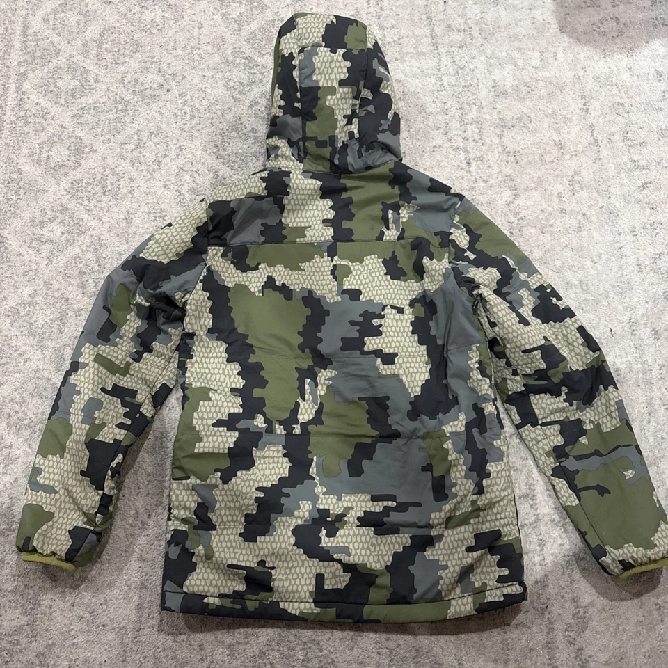 Chaqueta con Capucha KUIU Versa 3DeFX+ Reversible Verde/Gris Juvenil Grande (14/16) Foto 2 de 4