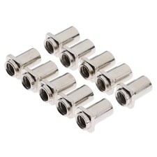 10x Swivel Nuts for Tom Lug Metal Thread Nuts for Snare Tom