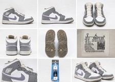Jordan Air Jordan 1 Mid Wolf Grey Aluminum Wh...