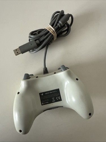 MICROSOFT XBOX 360 USB WIRED CONTROLLER - White Game Pad Control Gamepad Joytech - Picture 2 of 6