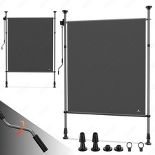 Senkrechtmarkise Klemmmarkise Balkon Vertikal Außenrollo Markise Rollo Außen 