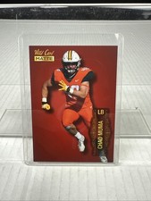 2022 Wild Card Matte Chad Muma #MB-119 FOOTBALL Wyoming Cowboys