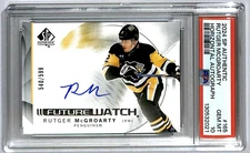 Rutger McGroarty 2024-25 SP Authentic Future Watch Horizontal Rookie Auto /599