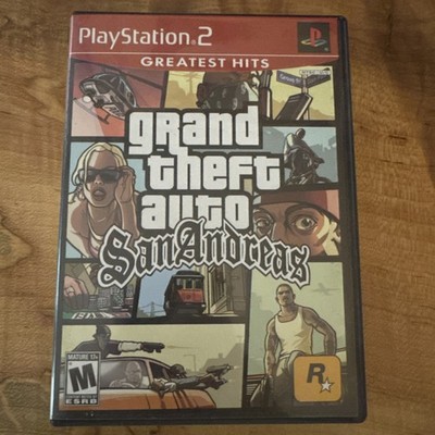 Grand Theft Auto GTA San Andreas Sony PlayStation PS2 Complete CIB Manual Map
