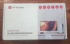 BRAND NEW AV ACCESS 8KSW21-KVM  2X1 8K HDMI KVM SWITCH
