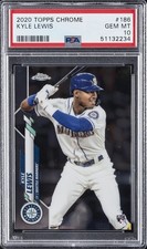 2020 TOPPS CHROME #186 KYLE LEWIS ROOKIE RC PSA 10