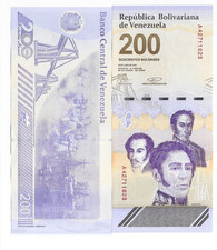Venezuela 200 Bolivares UNC 2025 Neu