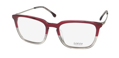 LOZZA VL4265 EYEGLASS FRAME/GLASSES SQUARE SHAPED LENSES FROM ITALIAN DESIGNER