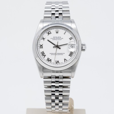 Rolex Datejust 31 78240 Stainless Steel White Roman, Jubilee - Pre-owned